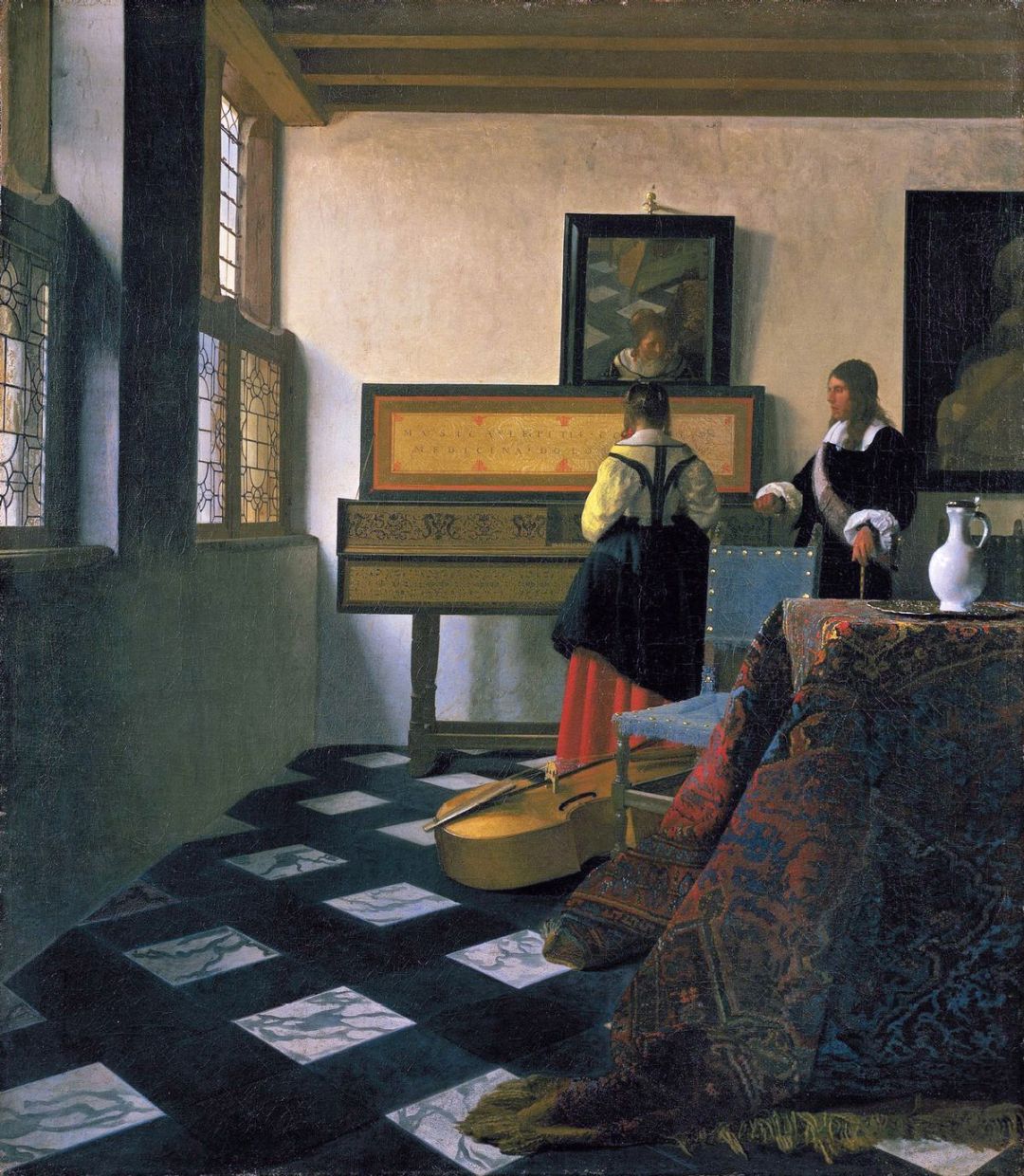 Jan Vermeer - The Music Lesson 1665